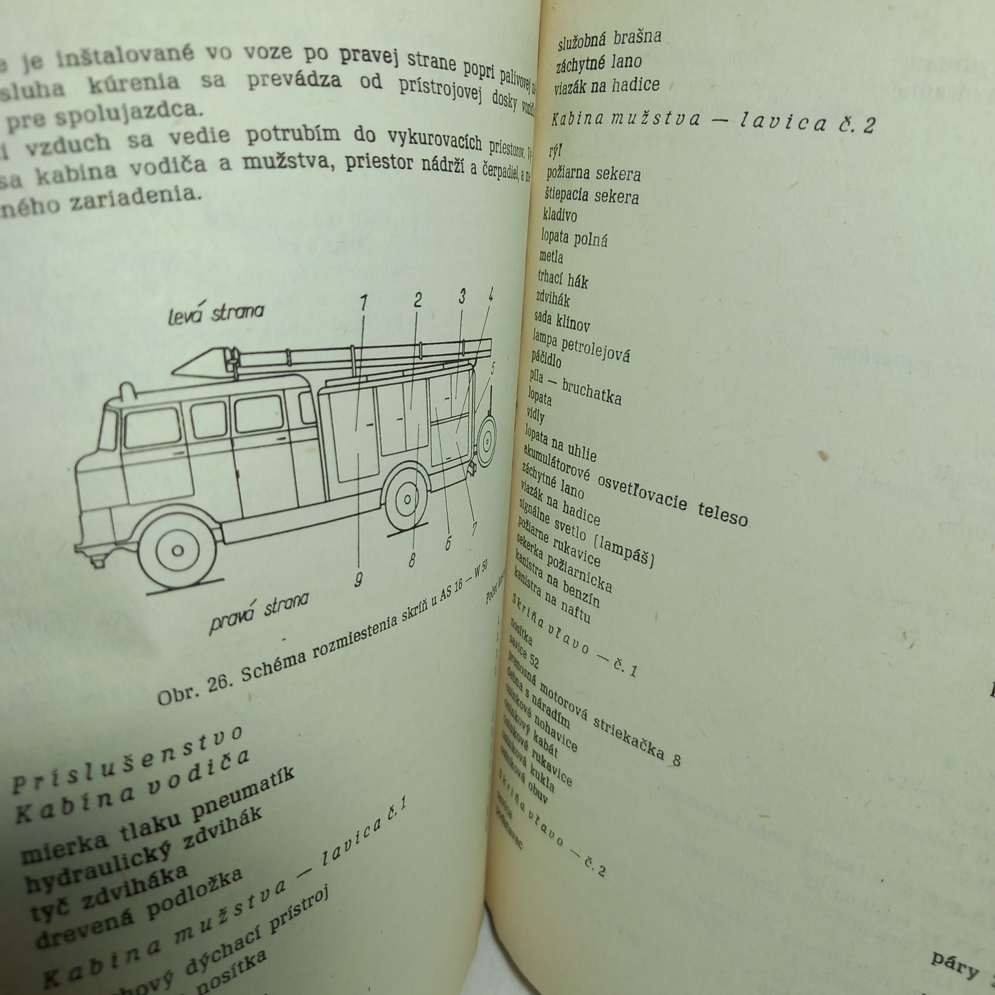 Požiarne automobily a požiarne prívesy používané v ČSSR