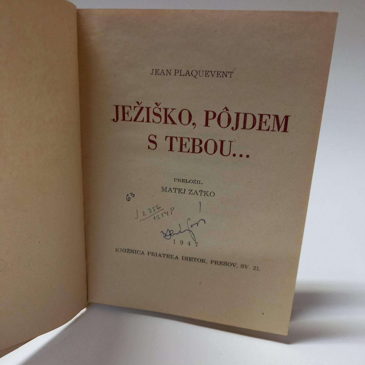 Ježiško, pôjdem s Tebou