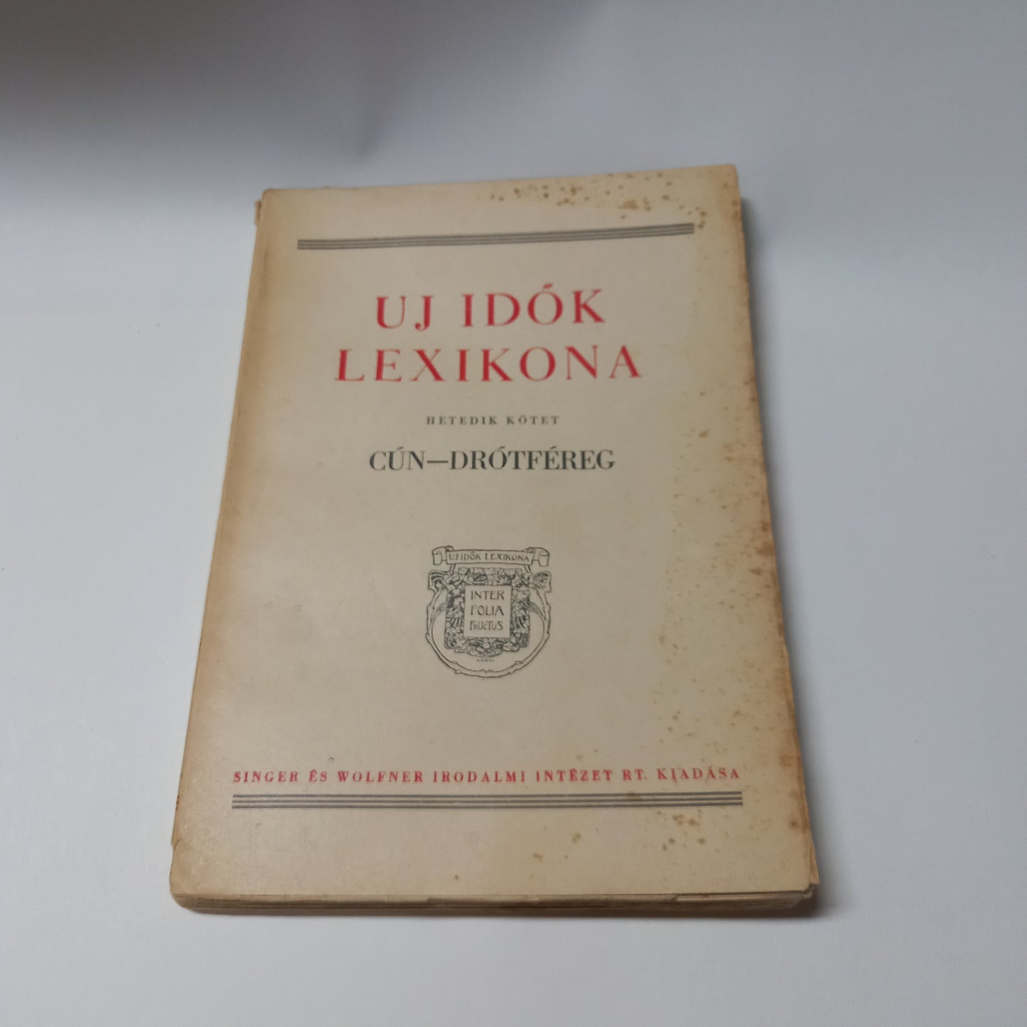 Uj idők lexikona