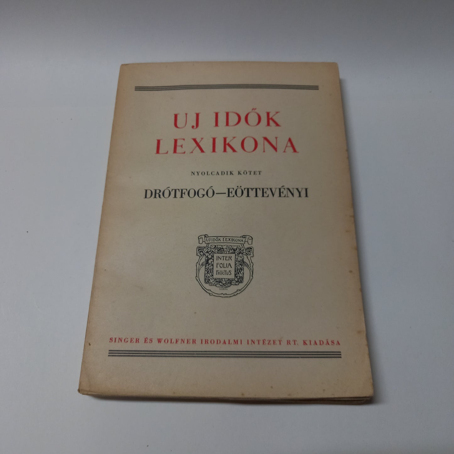 Uj idők lexikona