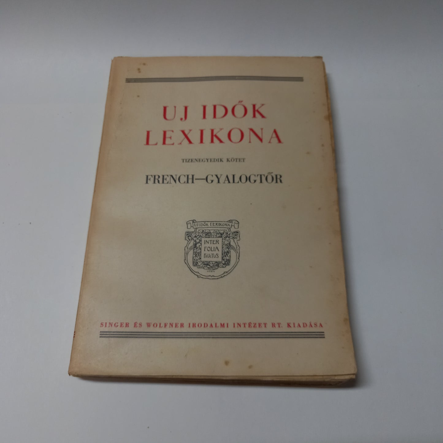Uj idők lexikona