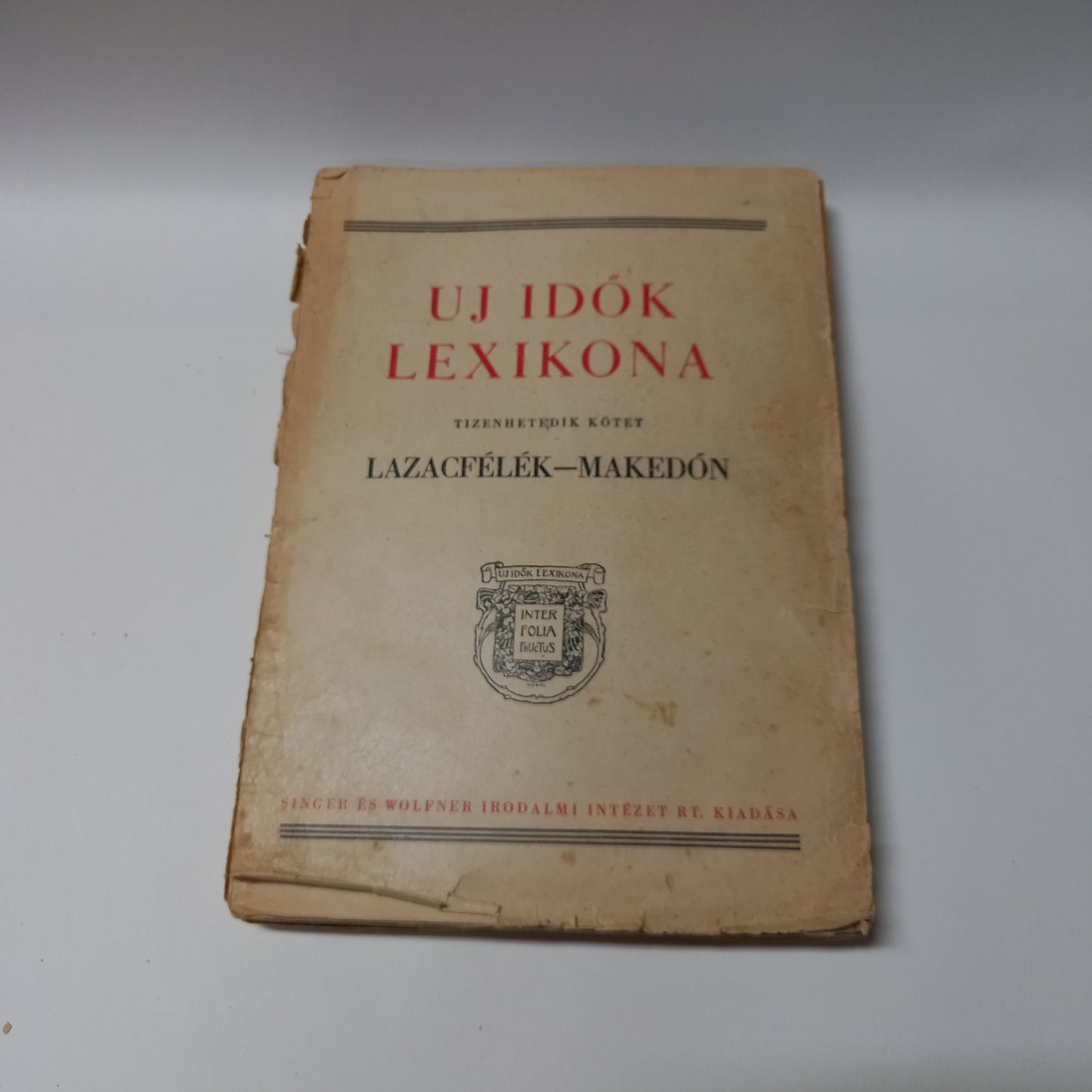 Uj idők lexikona