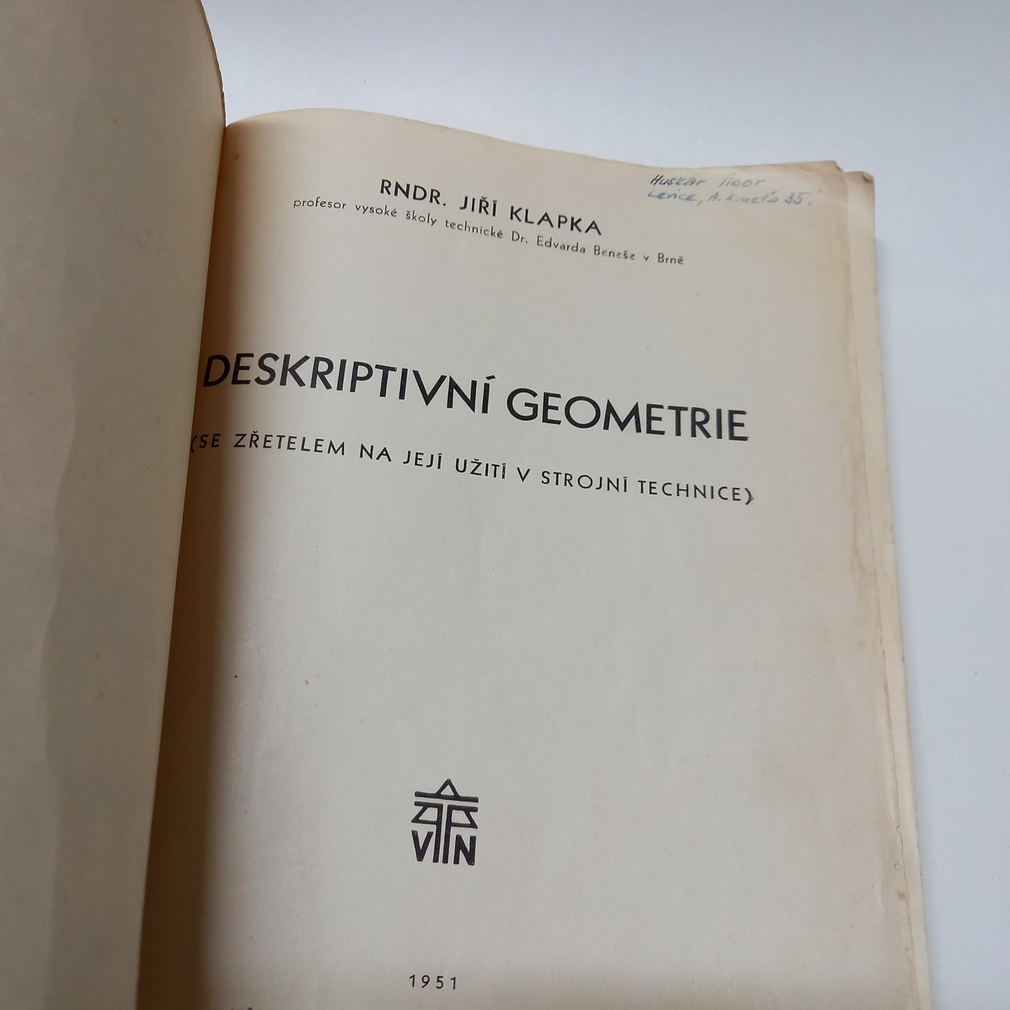 Deskriptivní geometrie