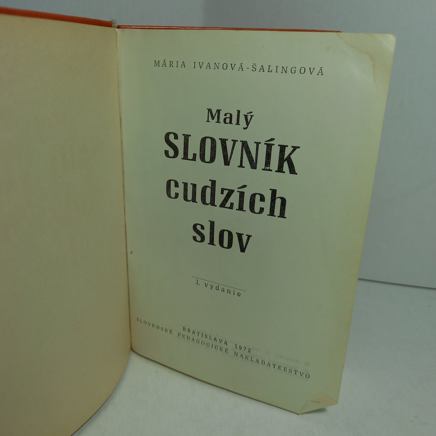 Malý slovník cudzích slov