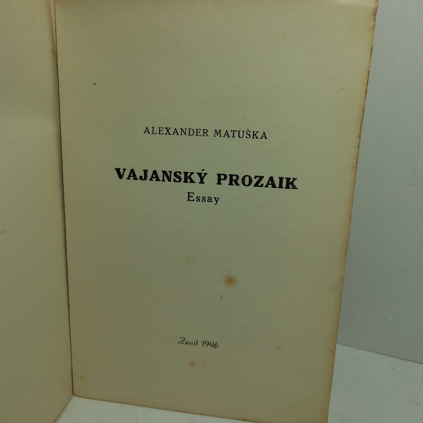 Vajanský prozaik