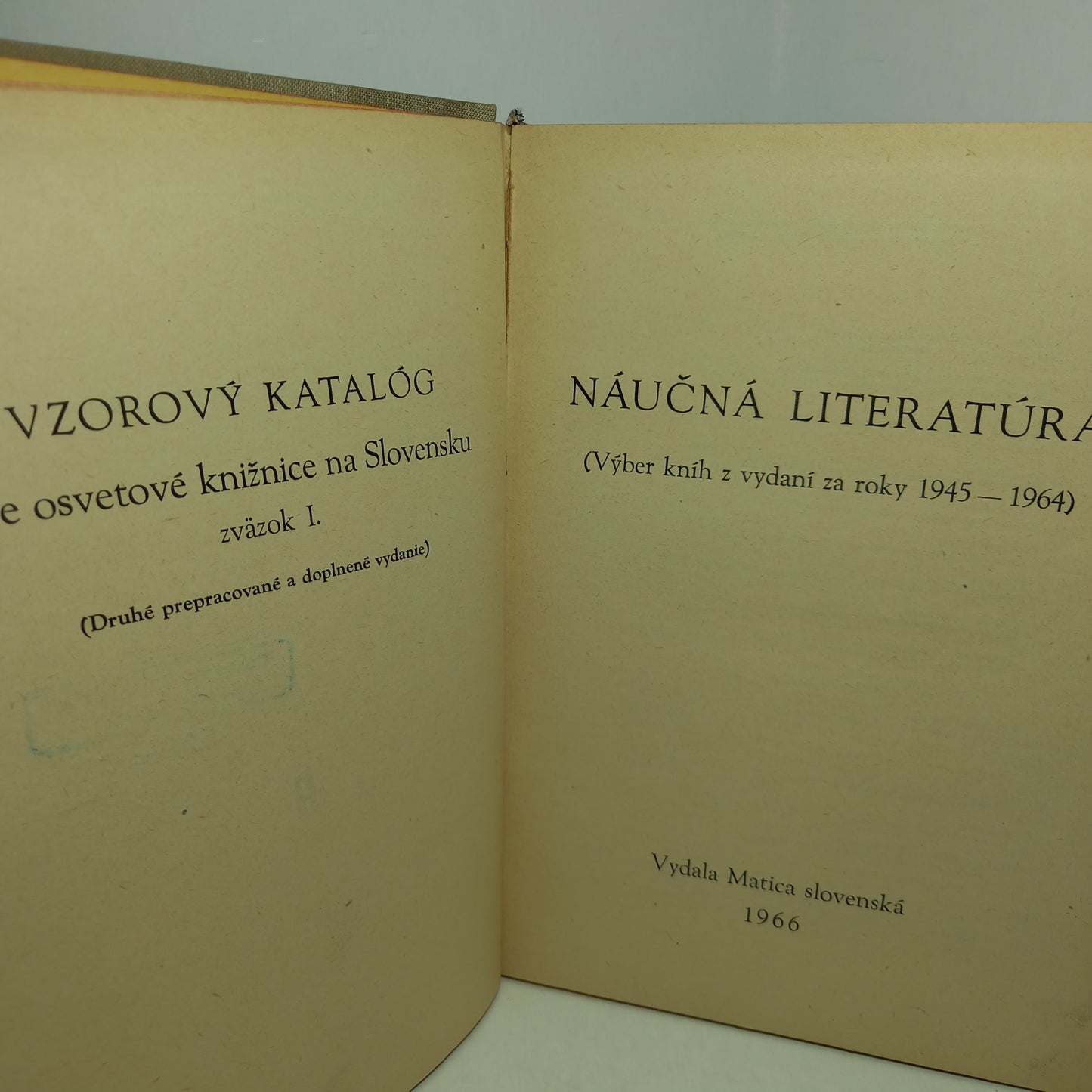 Náučná literatúra - Vzorový katalóg 1