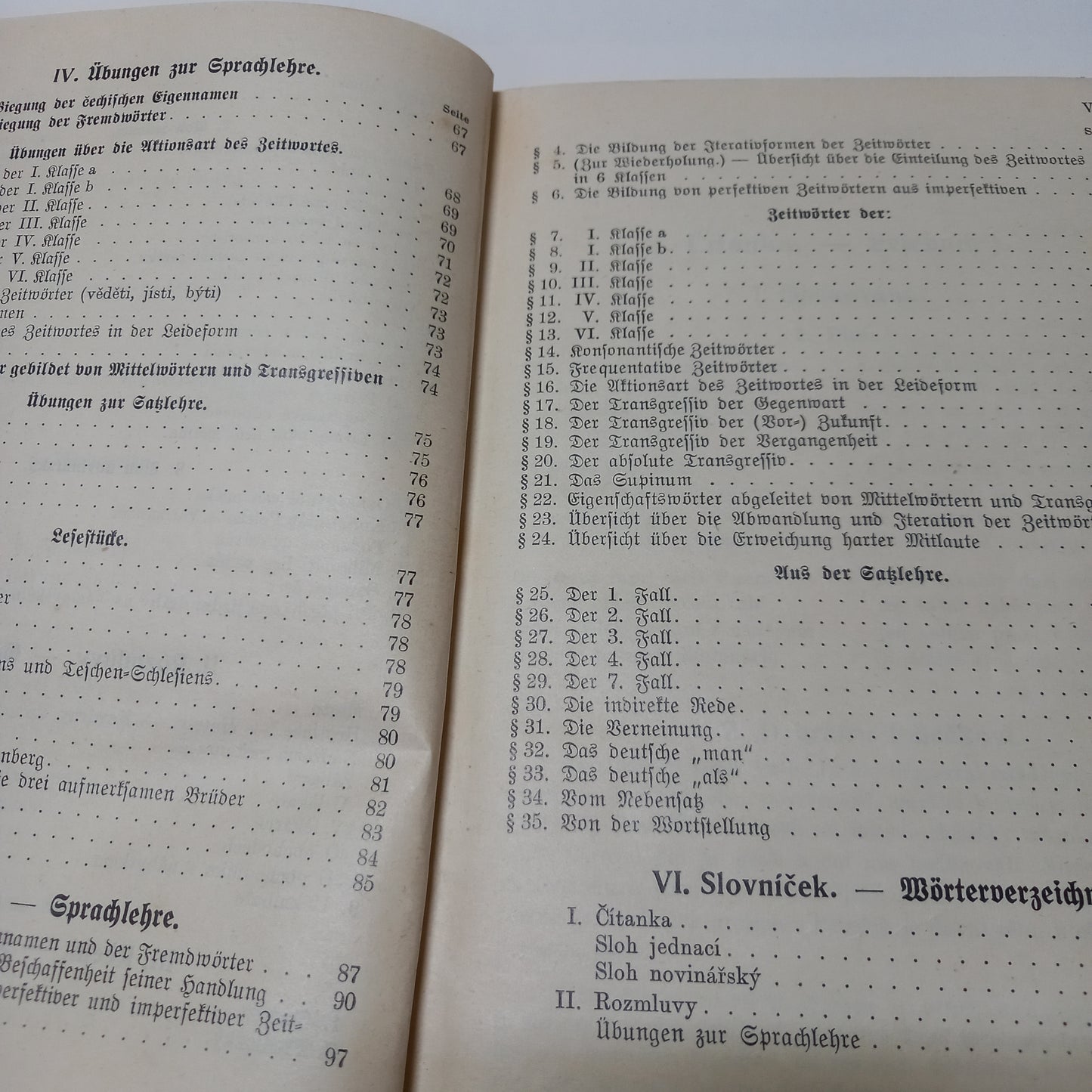 Čechisch fűr deutsch Mittelschulen