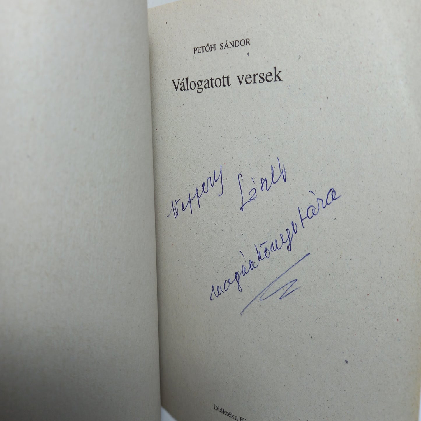 Válogatott versei