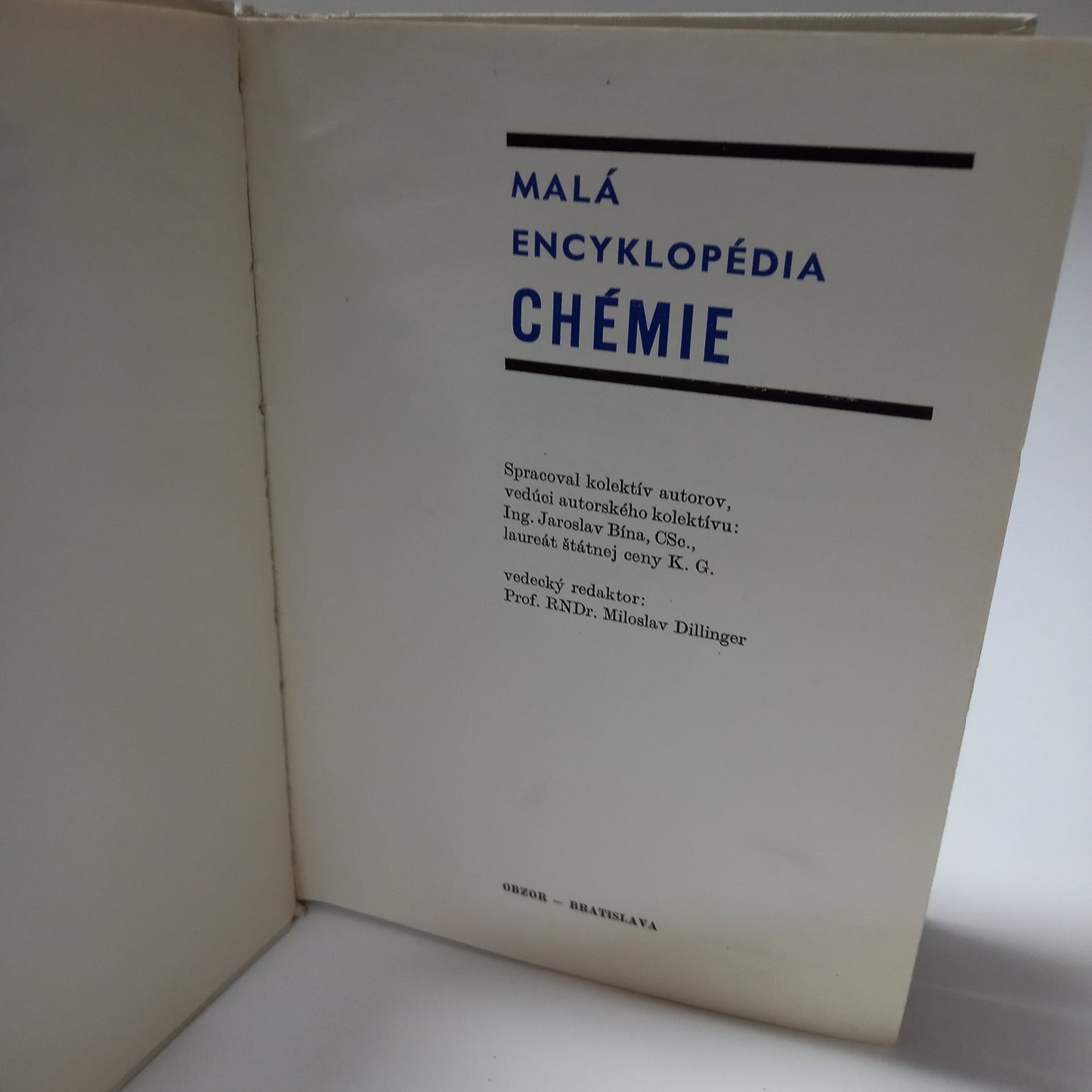 Malá encyklopédia chémie