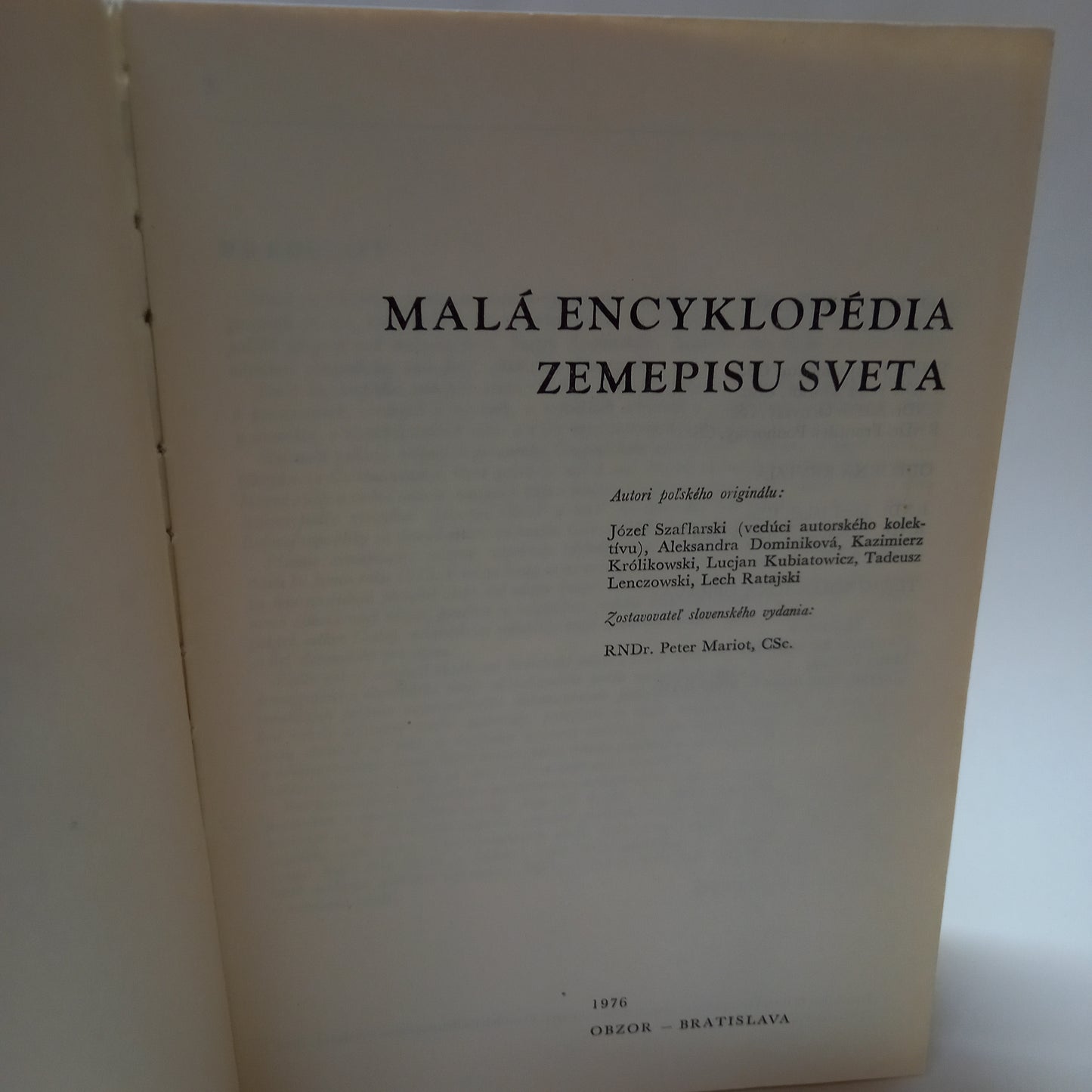 Malá encyklopédia zemepisu sveta
