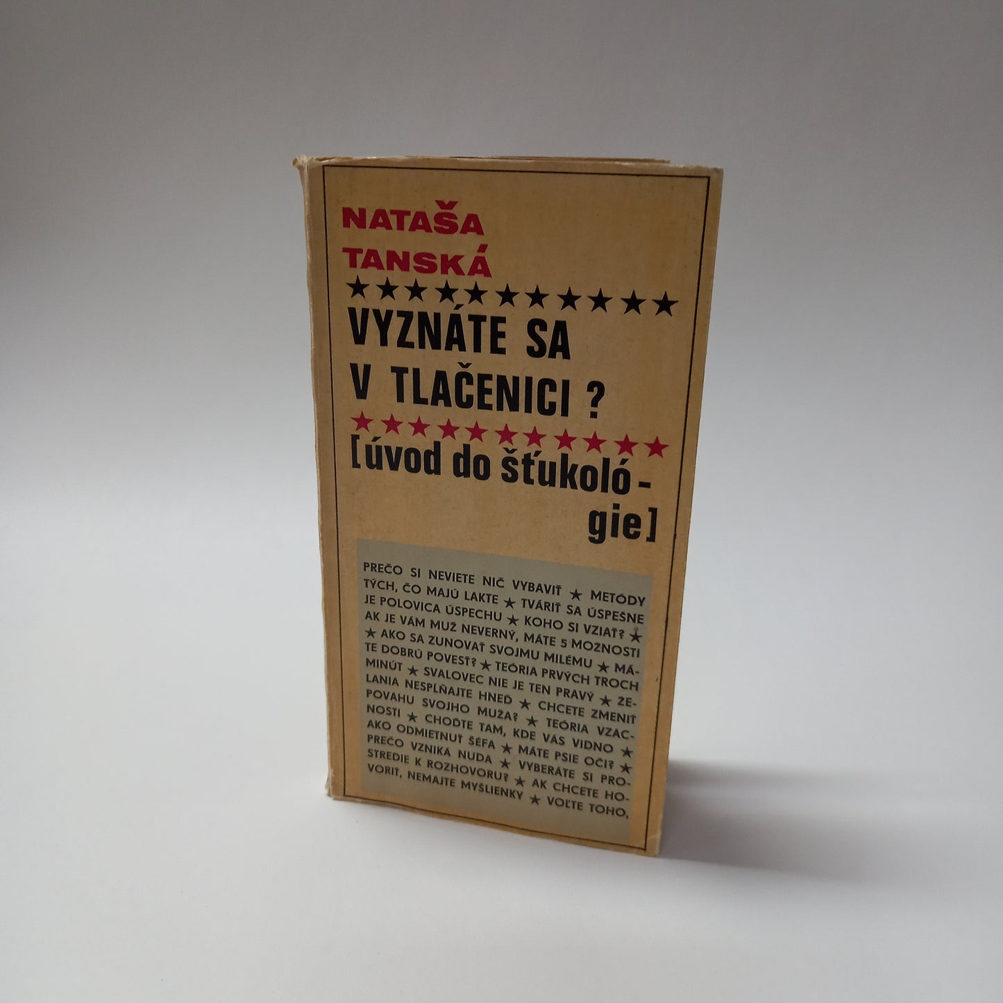 Vyznáte sa v tlačenici?                (úvod do šťukológie)