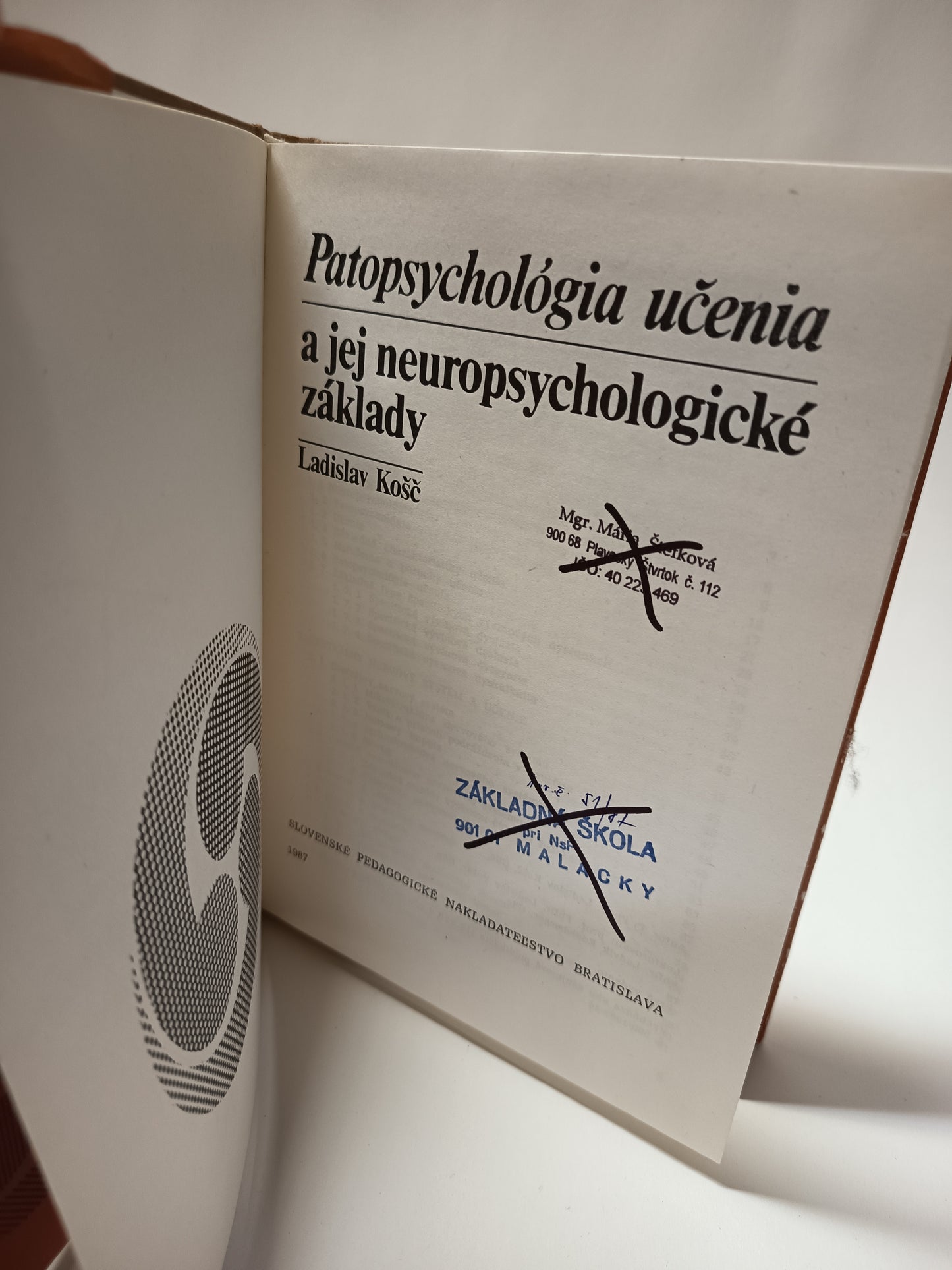 Patopsychológia učenia a jej neuropsychologické základy