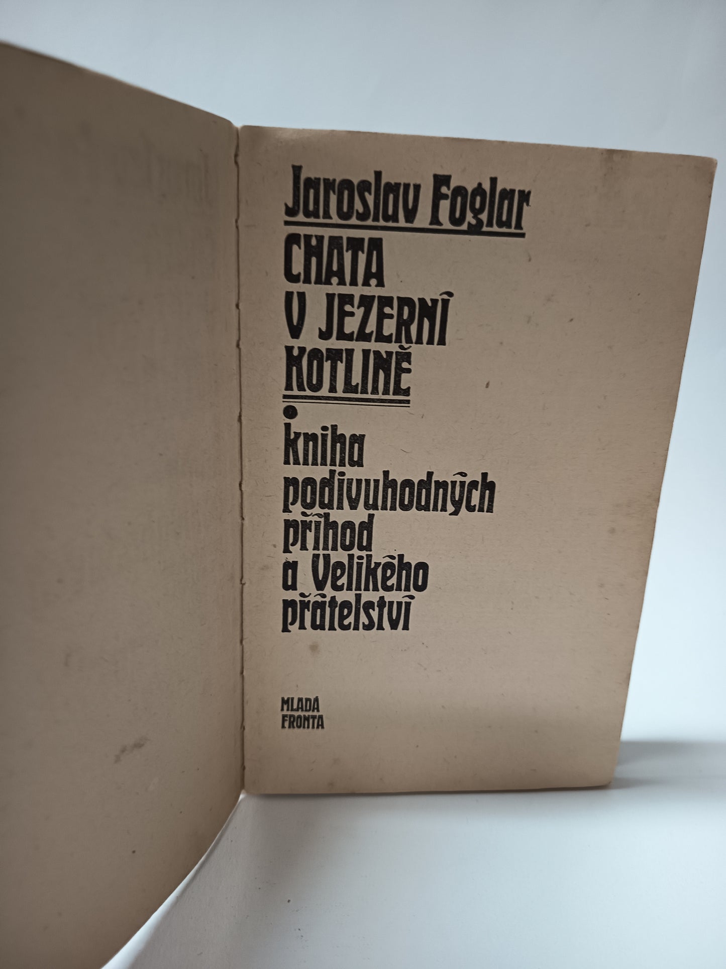 Chata v Jezerní kotlině