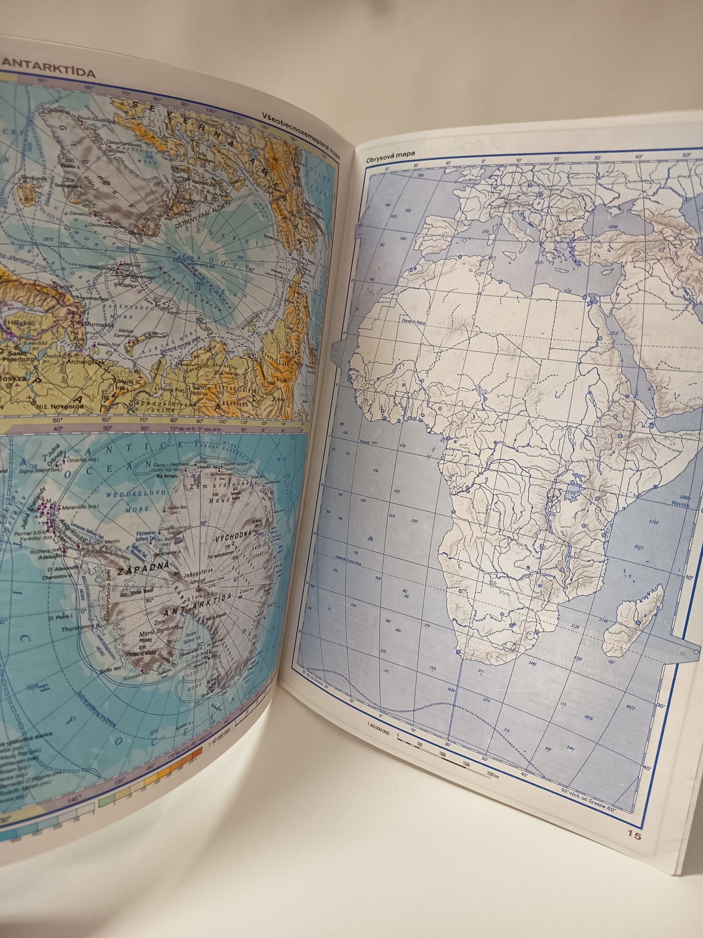 Zošitové atlasy - Afrika, Austrália, Oceánia