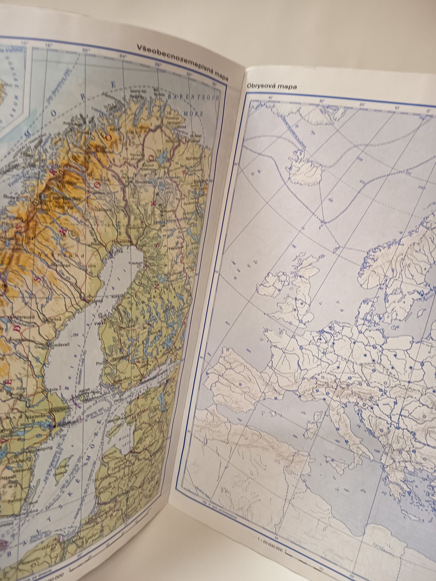 Zošitové atlasy - Európa