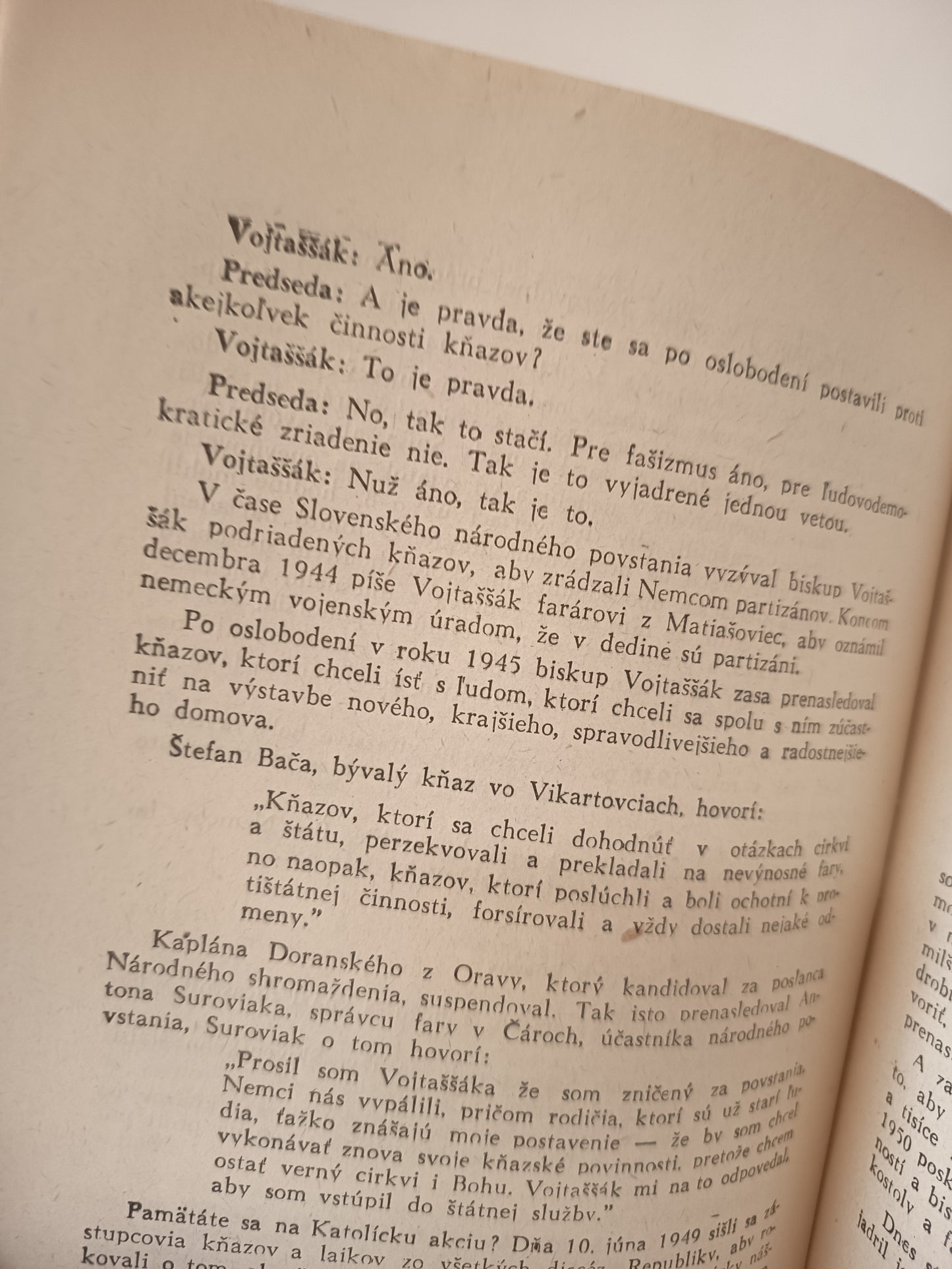 Nie kňazov, ale špiónov a podpaľačov vojny súdil náš ľud