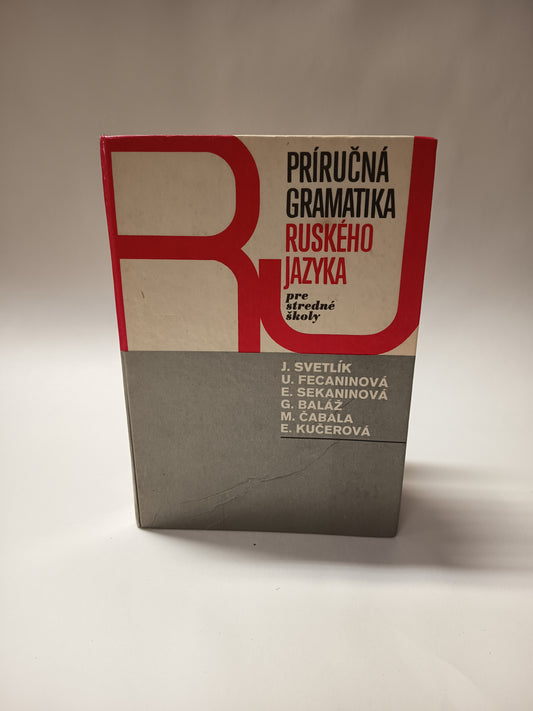 Príručná gramatika ruského jazyka pre stredné školy