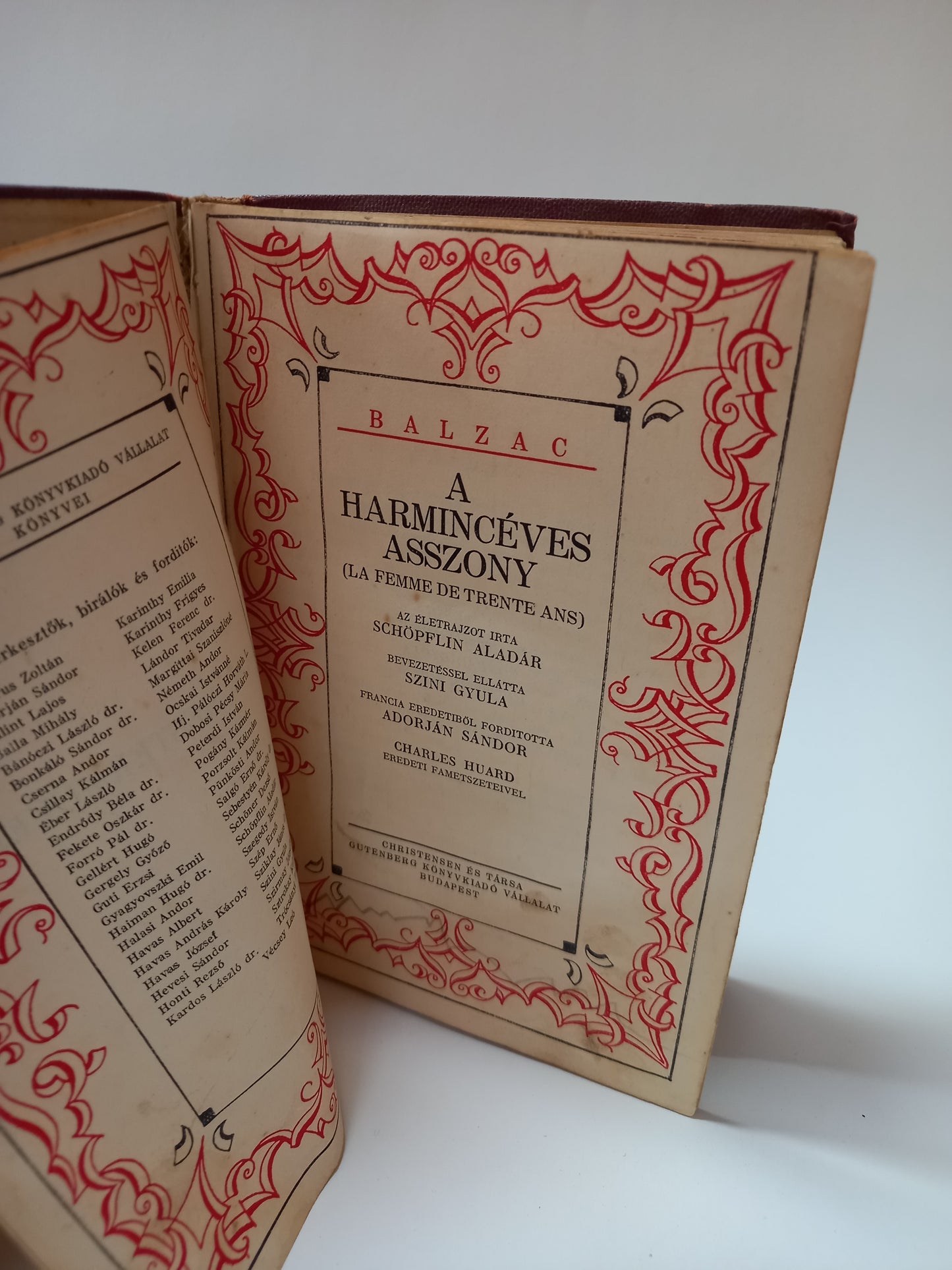 A harmincéves asszony - Goriot apó