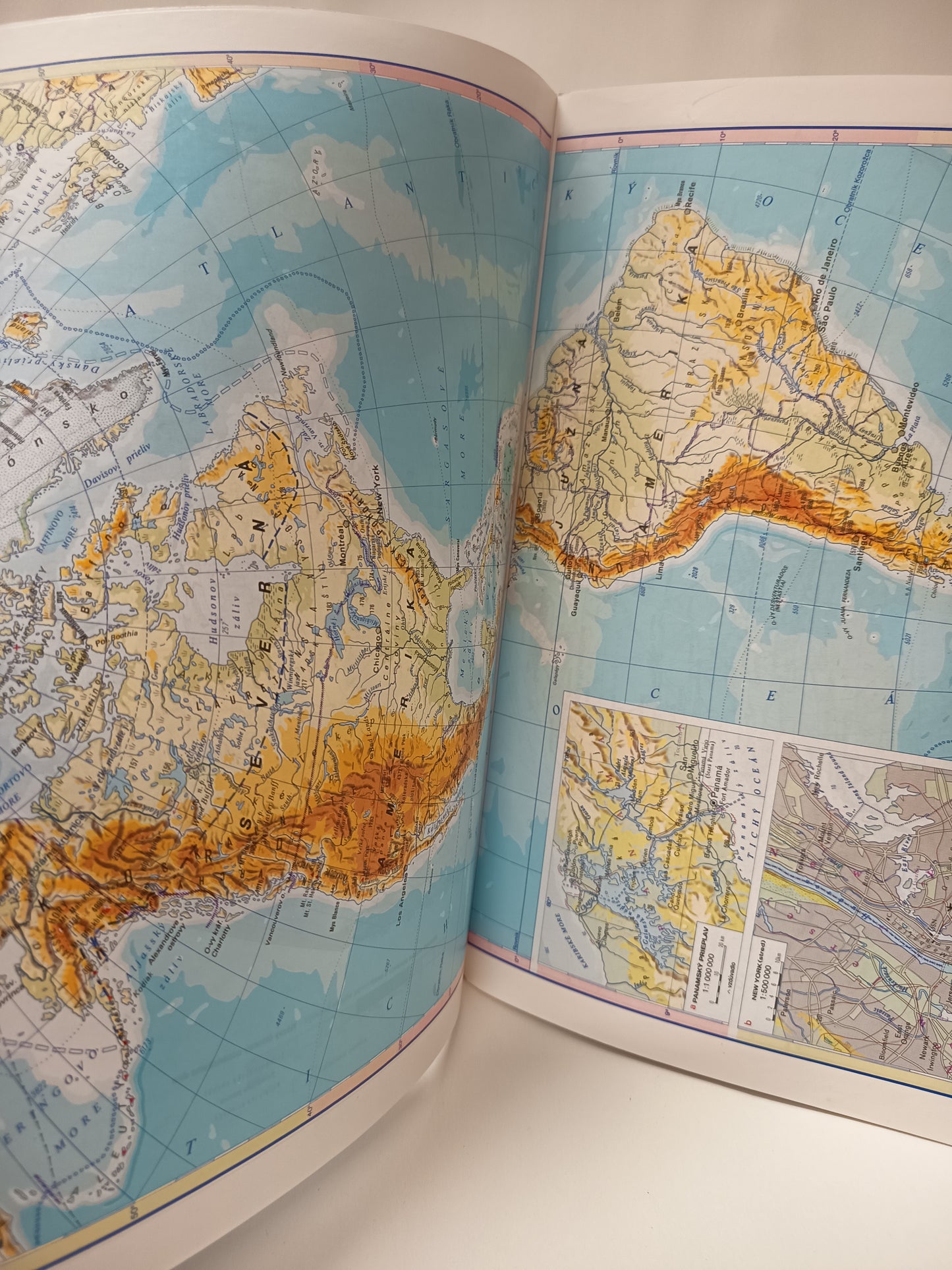 Zošitové atlasy - Amerika