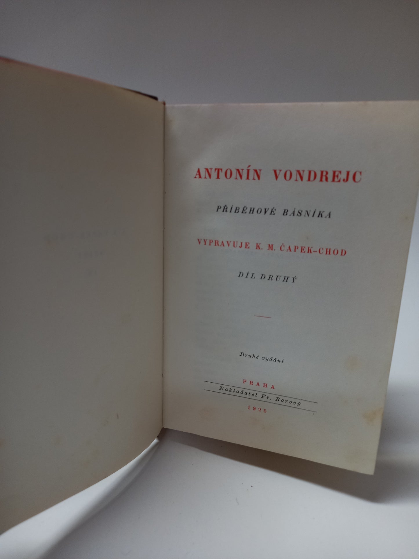 Antonín Vondrejc - druhý diel