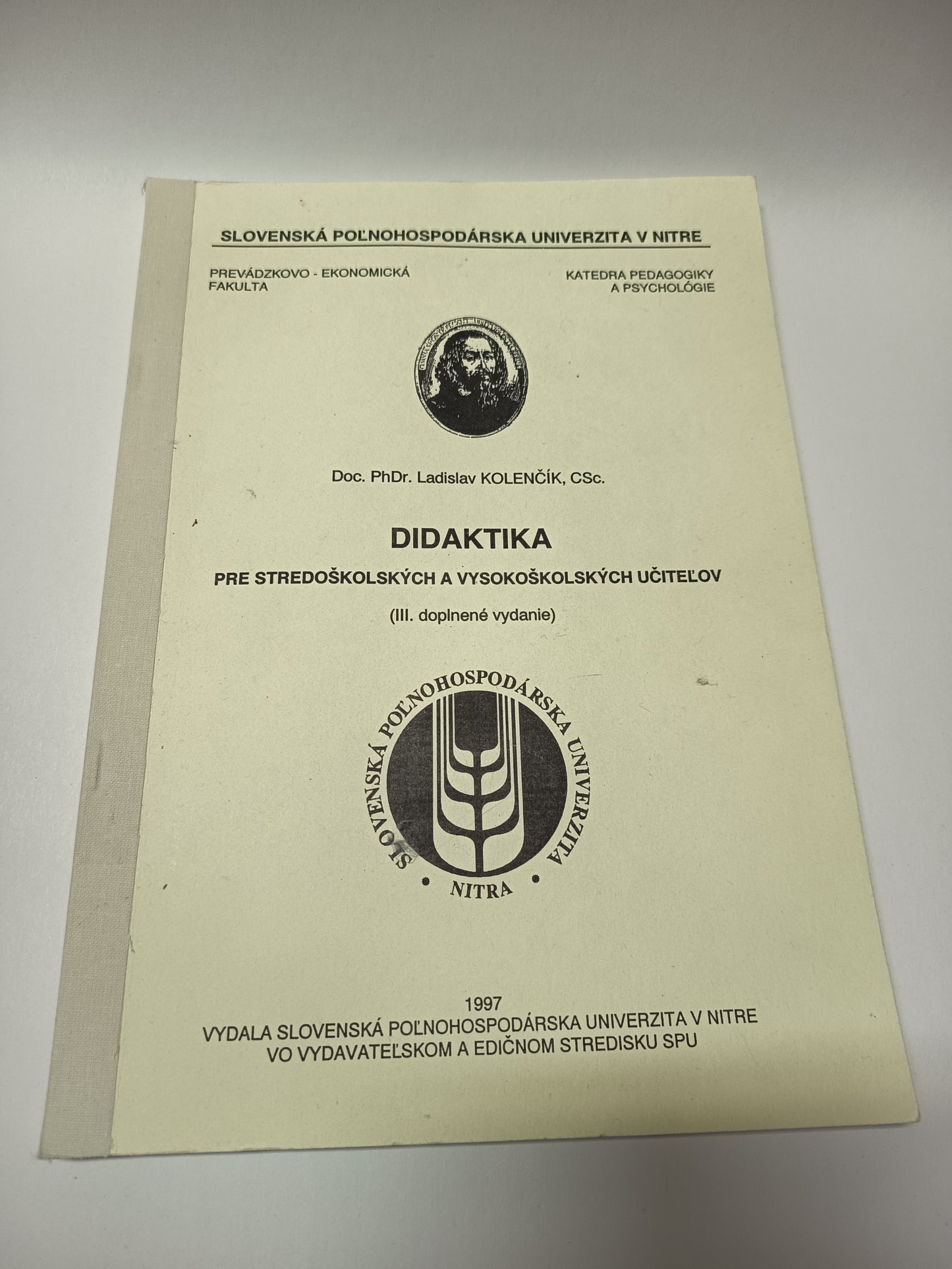 Didaktika pre stredoškolských a vysokoškolských učiteľov